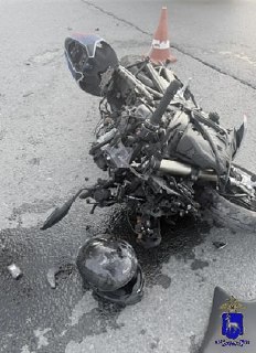 ДТП под Самарой: мотоциклист и пассажирка пострадали в аварии